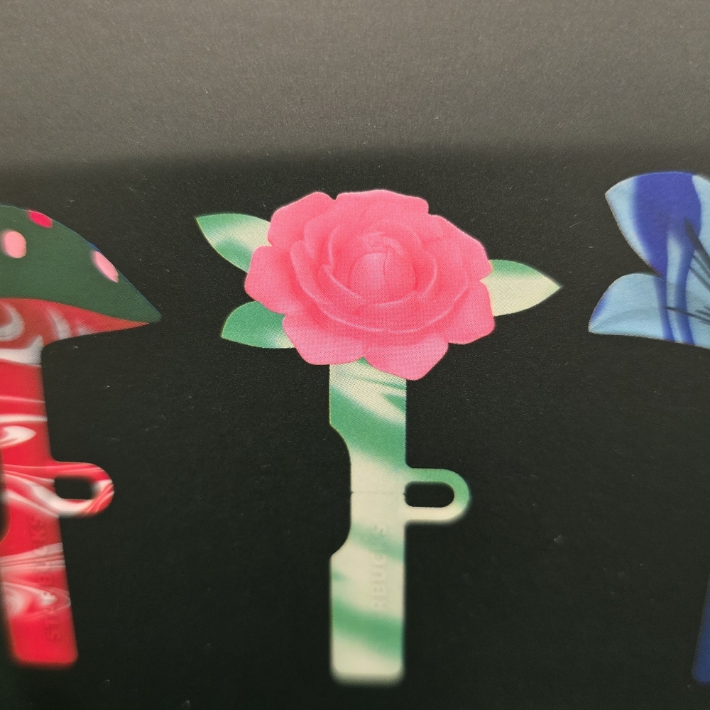 Starbucks 2024 Rose Straw topper